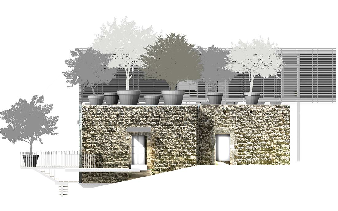 House in Jbeil, Restoration and Extension